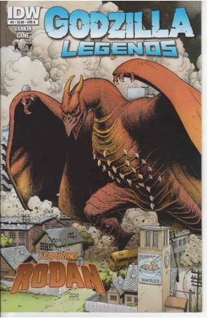 Godzilla Legends 2A published by IDW with cover art by Arthur Adams