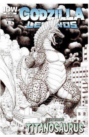 Godzilla Legends 3C published by IDW with cover art by Arthur Adams