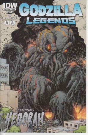 Godzilla Legends 4A published by IDW with cover art by Arthur Adams