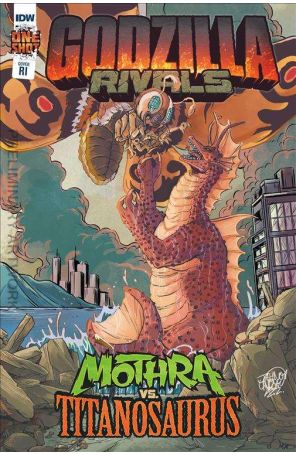 Godzilla Rivals: Mothra Vs. Titanosaurus 1C published by IDW