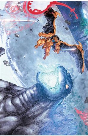 Godzilla Vs. The Mighty Morphin Power Rangers 4C published by IDW with cover art by Freddie Williams II