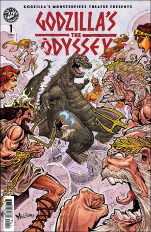 Godzilla's Monsterpiece Theatre Presents: The Odyssey 1D published by IDW with cover art by Christian Meesey
