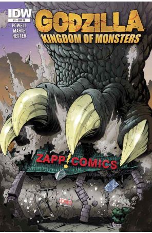 Godzilla: Kingdom of Monsters 1E (73rd) published by IDW with cover art by Matt Frank