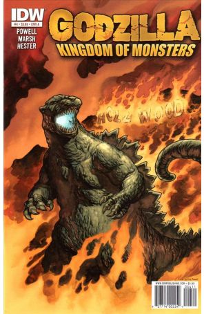 Godzilla: Kingdom of Monsters 4A published by IDW