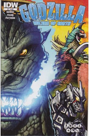 Godzilla: Rulers of Earth 1 published by IDW with cover art by Matt Frank