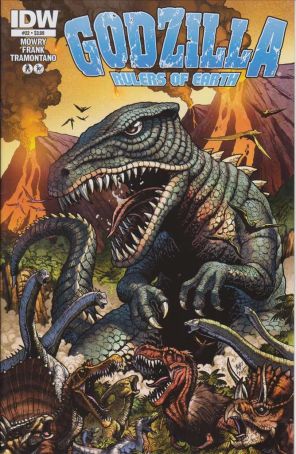 Godzilla: Rulers of Earth 22 published by IDW with cover art by Matt Frank