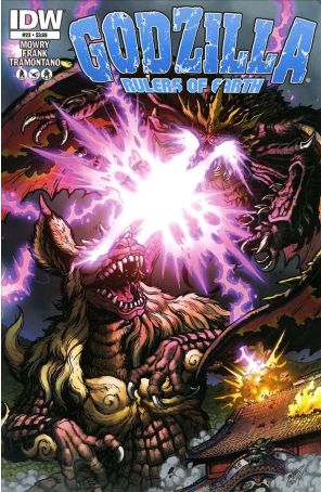 Godzilla: Rulers of Earth 23 published by IDW with cover art by Matt Frank