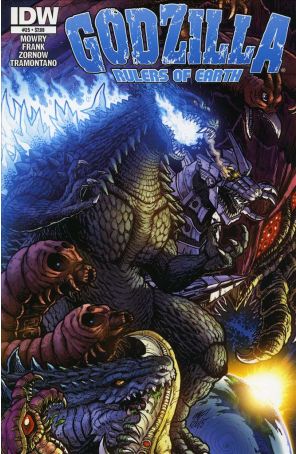 Godzilla: Rulers of Earth 25 published by IDW with cover art by Matt Frank