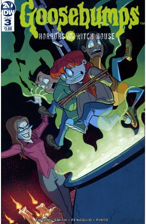 Goosebumps: Horrors of the Witch House 3 published by IDW with cover art by Chris Fenoglio