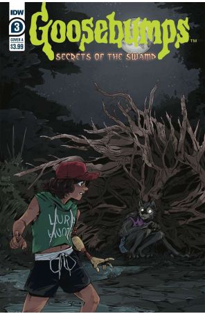 Goosebumps: Secrets of the Swamp 3A published by IDW with cover art by Bill Underwood