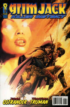 Grimjack: Killer Instinct 6 published by IDW with cover art by Timothy Truman