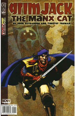 Grimjack: The Manx Cat 1 published by IDW with cover art by Timothy Truman