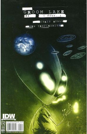 Groom Lake 4B published by IDW with cover art by Ben Templesmith
