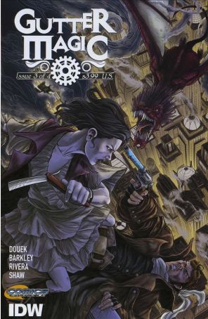 Gutter Magic 3 published by IDW with cover art by Brett Barkley