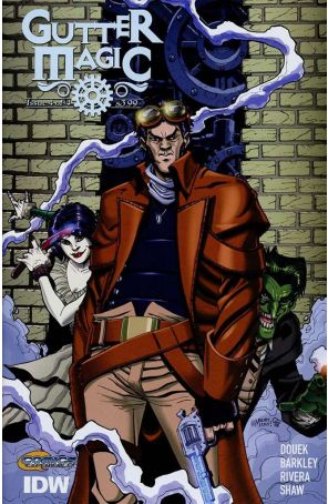 Gutter Magic 4A published by IDW with cover art by Joe Mulvey