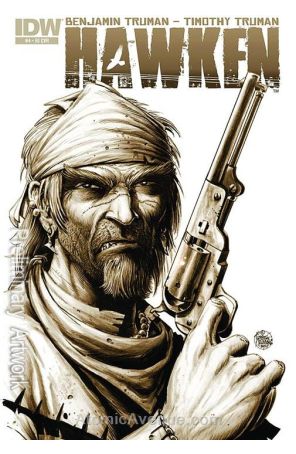 Hawken 4A published by IDW with cover art by Timothy Truman