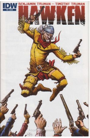 Hawken 5 published by IDW with cover art by Timothy Truman