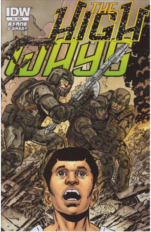 The High Ways 3 published by IDW with cover art by John Byrne