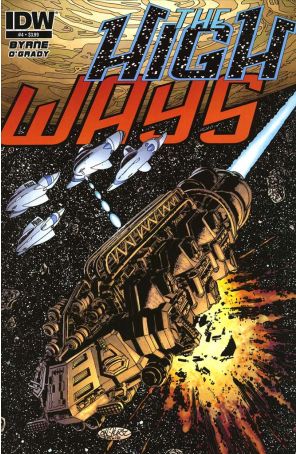 The High Ways 4 published by IDW with cover art by John Byrne