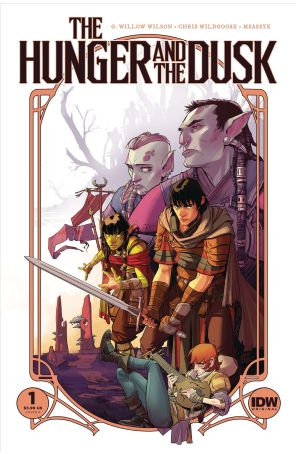 The Hunger and the Dusk 1A published by IDW with cover art by Christian Wildgoose