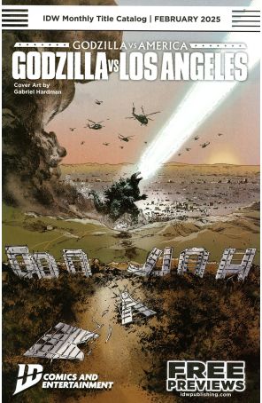 IDW Monthly Title Catalog 2025 2 published by IDW with cover art by Malachi Ward