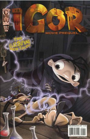 Igor Movie Prequel 1A published by IDW with cover art by Grant Bond