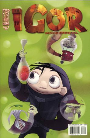 Igor Movie Prequel 2A published by IDW with cover art by Grant Bond