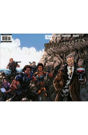 The Illegitimates 6 published by IDW with cover art by Kevin Sharpe