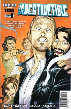 Indestructible (Darby Pop) 1B published by IDW with cover art by Bernard Chang