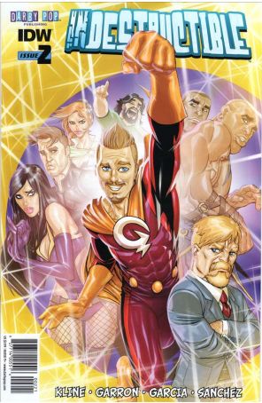 Indestructible (Darby Pop) 2A published by IDW with cover art by Bernard Chang