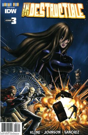 Indestructible (Darby Pop) 3 published by IDW with cover art by Jose Lopez