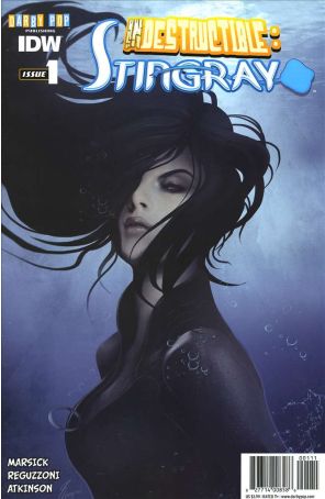 Indestructible: Stingray 1 published by IDW with cover art by Jeff Langevin