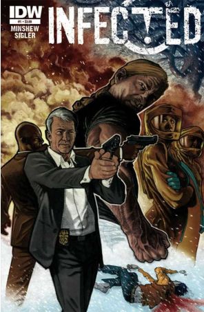 Infected 1 published by IDW with cover art by Chad Minshew