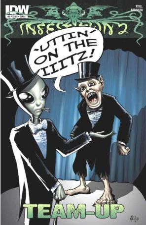 Infestation 2 Team Up 1A published by IDW with cover art by Eric Powell