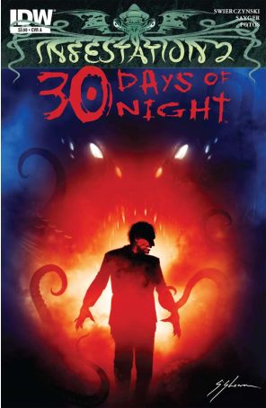 Infestation 2: 30 Days of Night 1A published by IDW with cover art by Livio Ramondelli