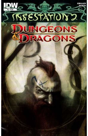 Infestation 2: Dungeons And Dragons 2 published by IDW with cover art by Menton3