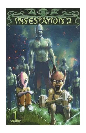 Infestation 2 TPB 1 published by IDW with cover art by Alex Garner