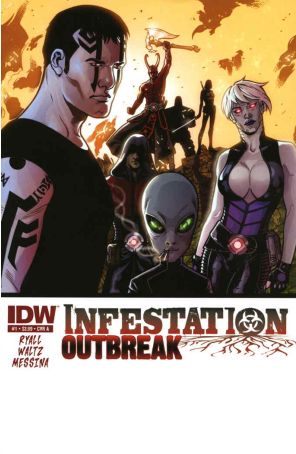 Infestation: Outbreak 1A published by IDW with cover art by David Messina