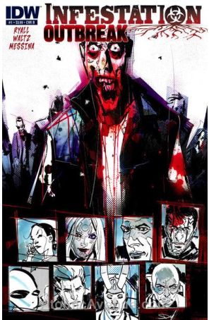 Infestation: Outbreak 1B published by IDW with cover art by Davide Furno