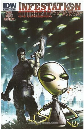 Infestation: Outbreak 2B published by IDW with cover art by Davide Furno