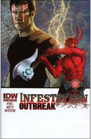 Infestation: Outbreak 3A published by IDW with cover art by David Messina