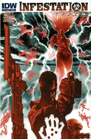 Infestation 2B published by IDW with cover art by J.K. Snyder III