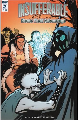 Insufferable: Home Field Advantage 2 published by IDW with cover art by Peter Krause