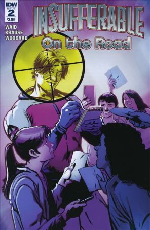 Insufferable: On The Road 2 published by IDW with cover art by Peter Krause