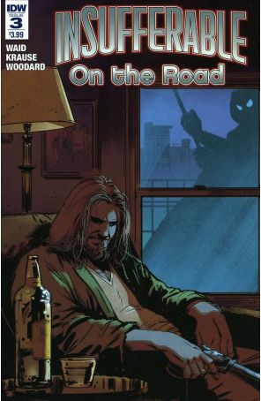 Insufferable: On The Road 3 published by IDW with cover art by Peter Krause