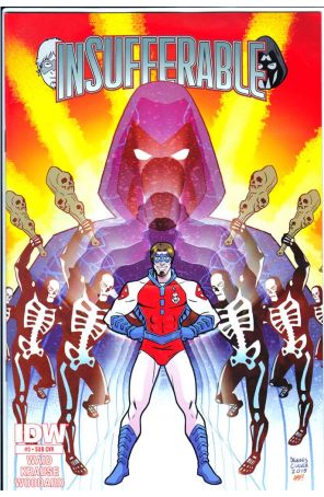 Insufferable 3A published by IDW with cover art by Dennis Culver