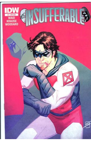 Insufferable 4A published by IDW with cover art by Ron Salas