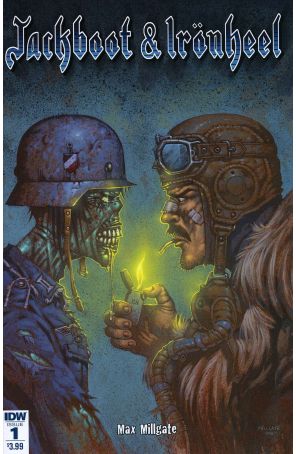 Jackboot And Ironheel 1 published by IDW with cover art by Max Millgate
