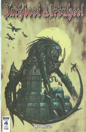 Jackboot And Ironheel 4A published by IDW with cover art by Max Millgate