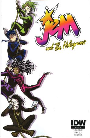 Jem And the Holograms 9 published by IDW with cover art by Emma Vieceli